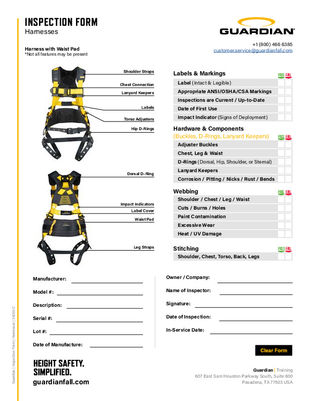 Xplorer Harness (USA) | Guardian Fall Protection